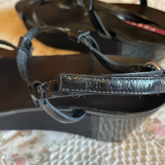 Prada platform wedge patent leather - Picture 3 of 11